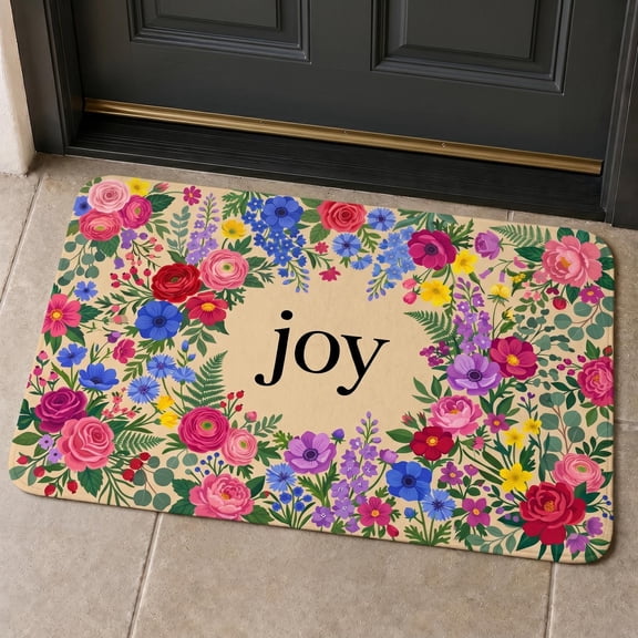 XaaKee Outdoor Doormat, Vibrant Border Doormats, Non-Slip Rubber Backing Door Mat, Entryway Porch Welcome, 20x31inch[cite: 1]