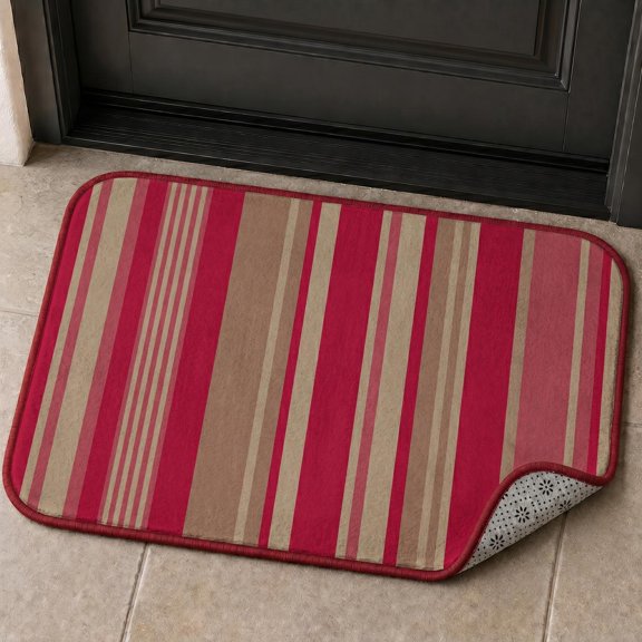 XaaKee Outdoor Doormats, Multi-Width Ruby Taupe Doormat Outdoor Entrance, Non-Slip Rubber Backing Welcome Mat For Home, 20x31inch