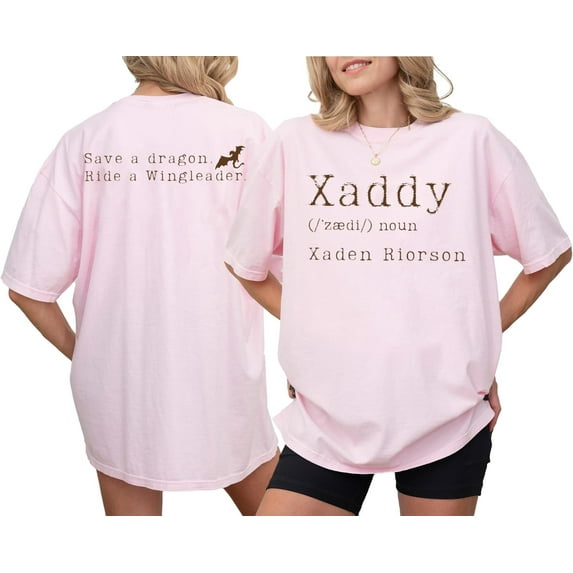 Xaddy Xaden Riorson Shirt - Fourth Wing Shirt, Iron Flame Dragon Rider T-Shirt for Fans