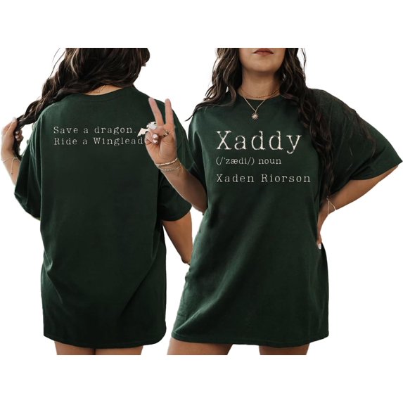 Xaddy Xaden Riorson Shirt - Fourth Wing Shirt, Iron Flame Dragon Rider T-Shirt for Fans