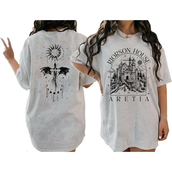 Xaden Riorson House Aretia Shirt - Iron Flame Dragon Rider Shirt, Fourth Wing T-shrirt