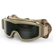 Xaegistac Airsoft Goggles Anti Fog, Ballistic Safety Goggles for Shooting Hunting