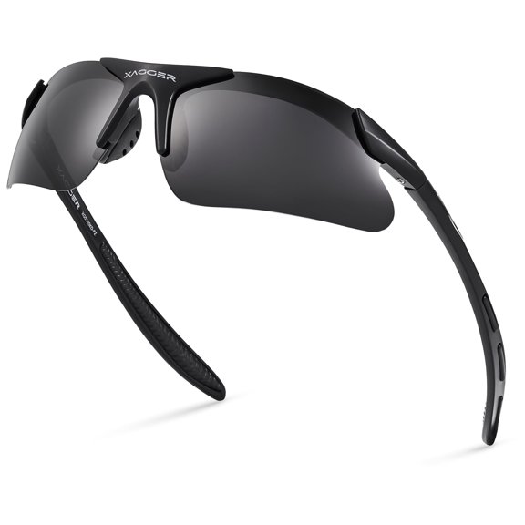 Xagger Kids Polarized Sports Sunglasses for Boys Girls Age 3-8 Toddler Baseball Softball TR90 Frame Glasses