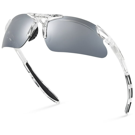 Xagger Kids Polarized Sports Sunglasses for Boys Girls Age 3-8 Toddler Baseball Softball TR90 Frame Glasses