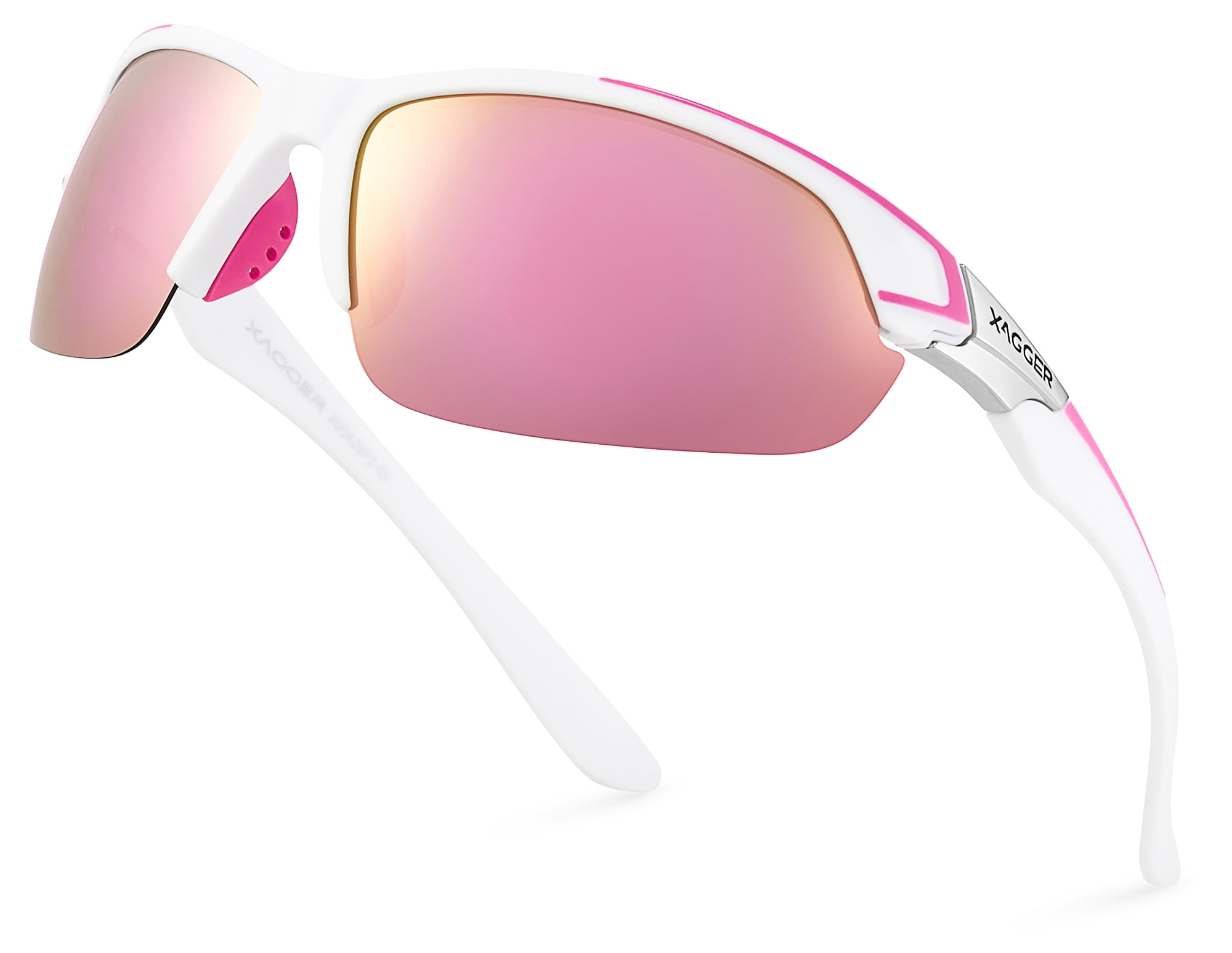 Xagger Polarized Sports Sunglasses for Men Women UV400 Wrap Around