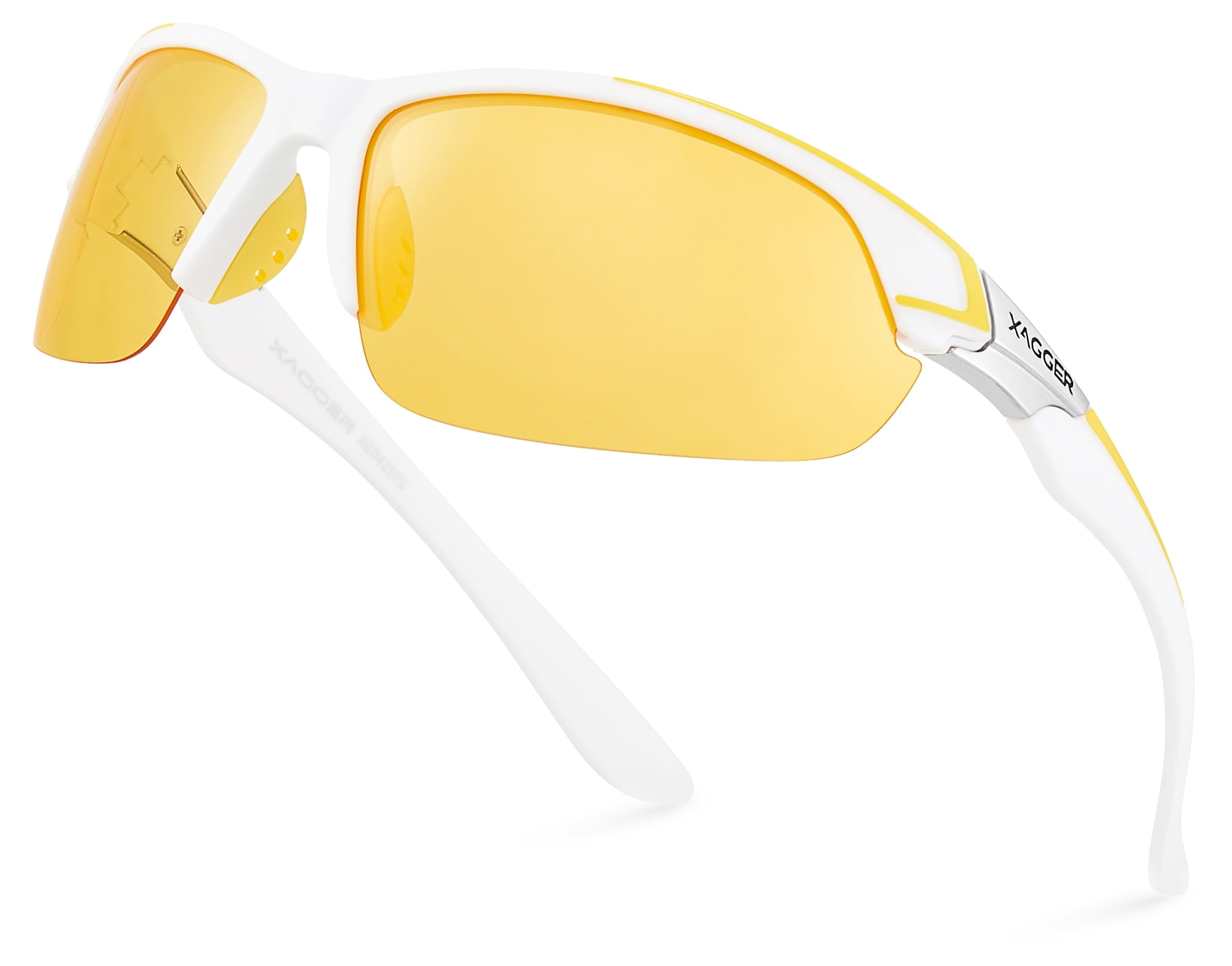 Xagger Polarized Sports Sunglasses for Men Women UV400 Wrap Around