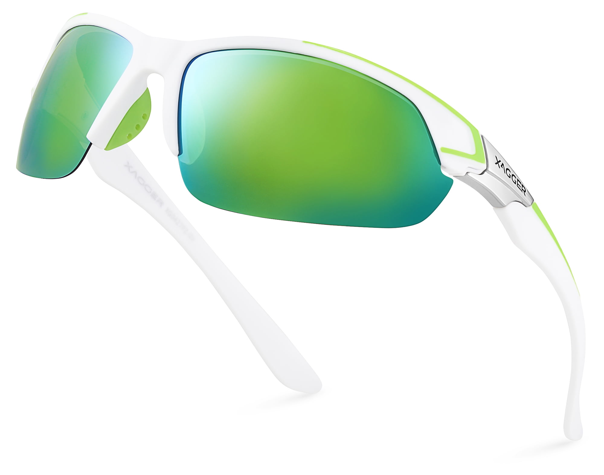 Xagger Polarized Sports Sunglasses for Men Women UV400 Wrap Around