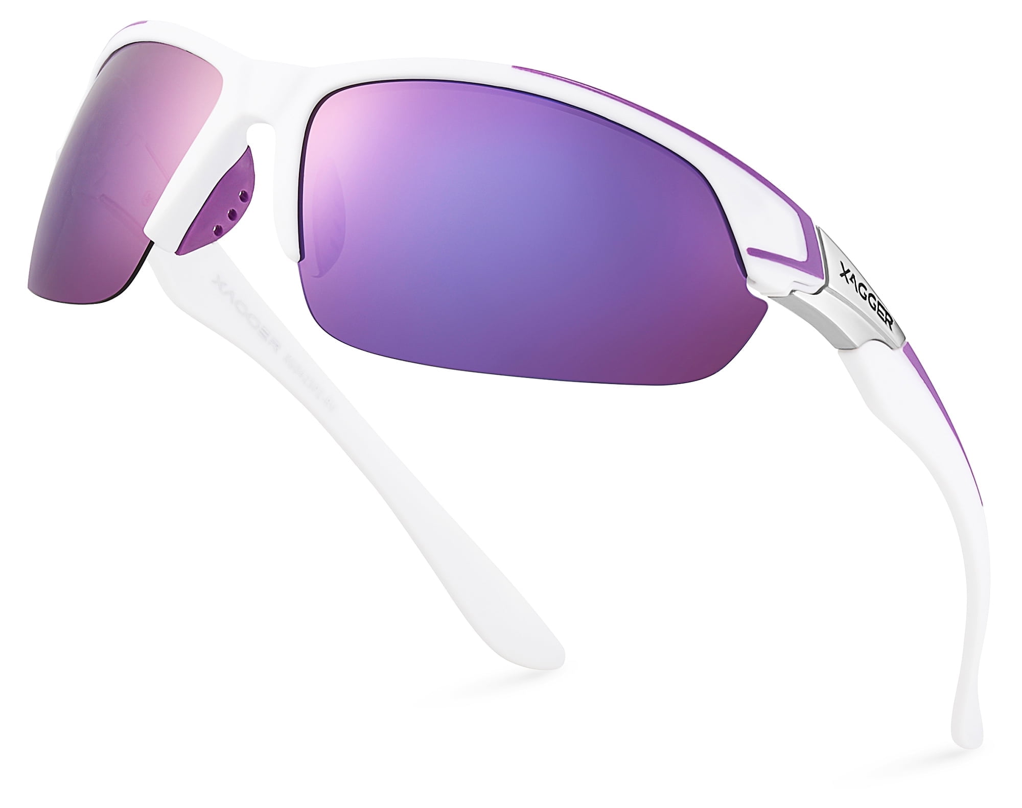 Xagger Polarized Sports Sunglasses for Men Women UV400 Wrap Around