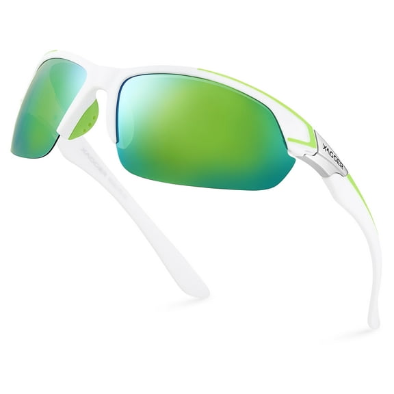 Xagger Polarized Sports Sunglasses for Men Women UV400 Wrap Around Baseball Softball Running Sun Glasses