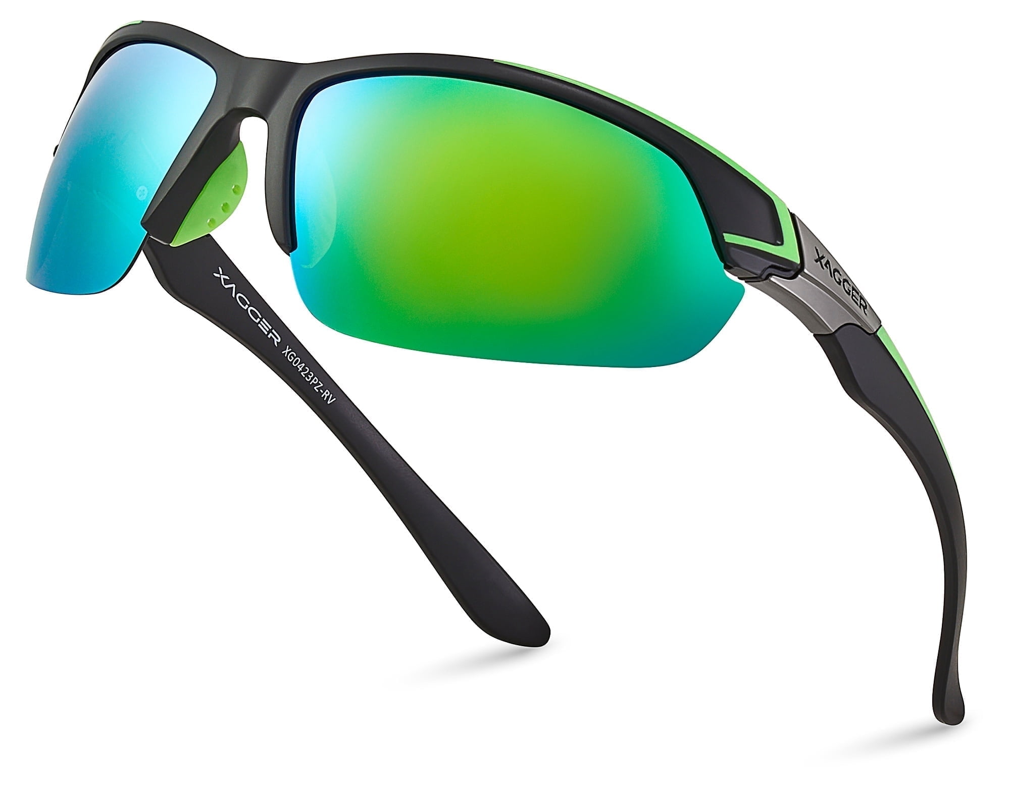 Xagger Polarized Sports Sunglasses for Men Women UV400 Wrap Around