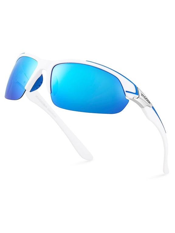 Polarized Sports Sunglasses for Men Women UV400 Wrap Around Baseball Softball Running Sun Glasses
