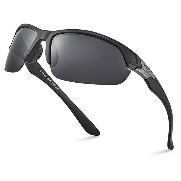 Xagger Polarized Sports Sunglasses for Men Women UV400 Wrap Around Baseball Softball Running Sun Glasses
