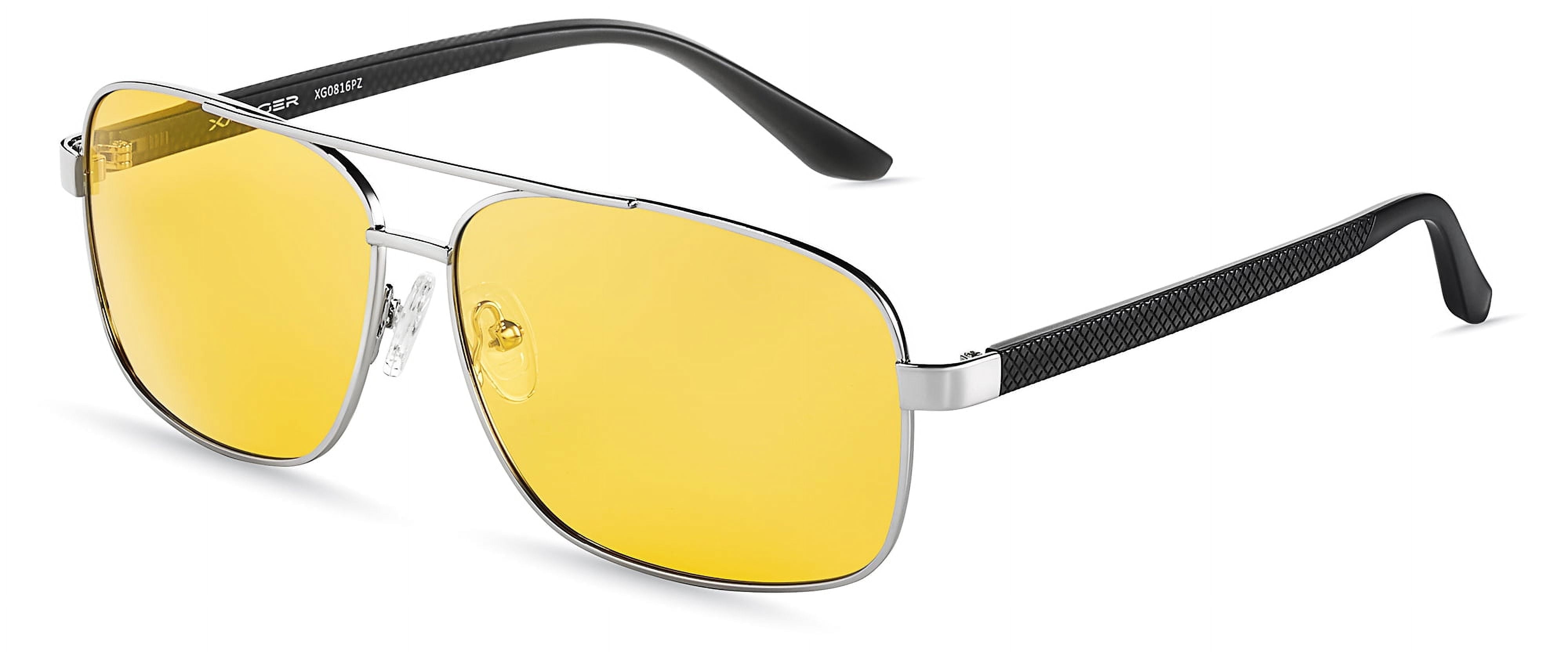 Xagger Polarized Square Aviator Sunglasses for Men Classic  display picture 1
