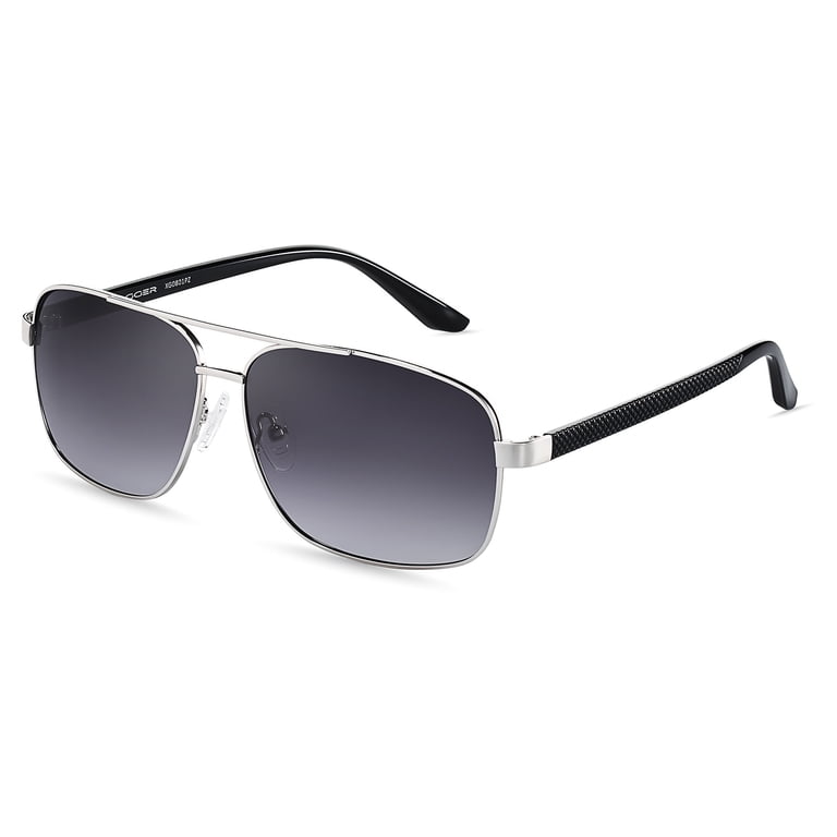 Metal Frame Sunglasses Polarized UV400 Lenses Driving Fishing Men Metal Frame Sunglasses Driving Pilot Uv400 Fishing  main image 3