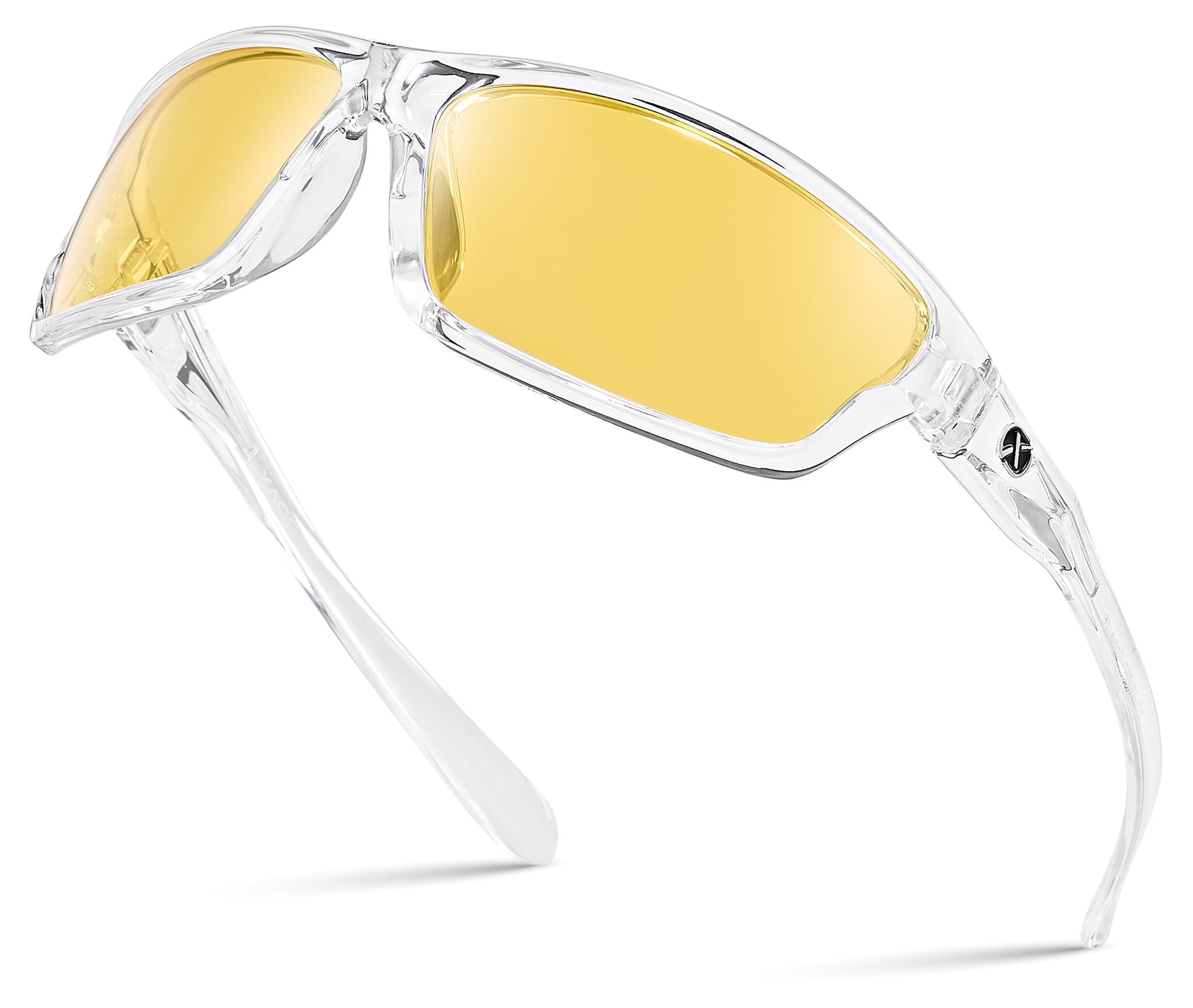 Eaglens.54 Outdoor Sports Photochromic Or Polarized Wrap Around Cycling Sunglasses For Men Women Tr90 Frame Uv Protection Whiteblack Dot