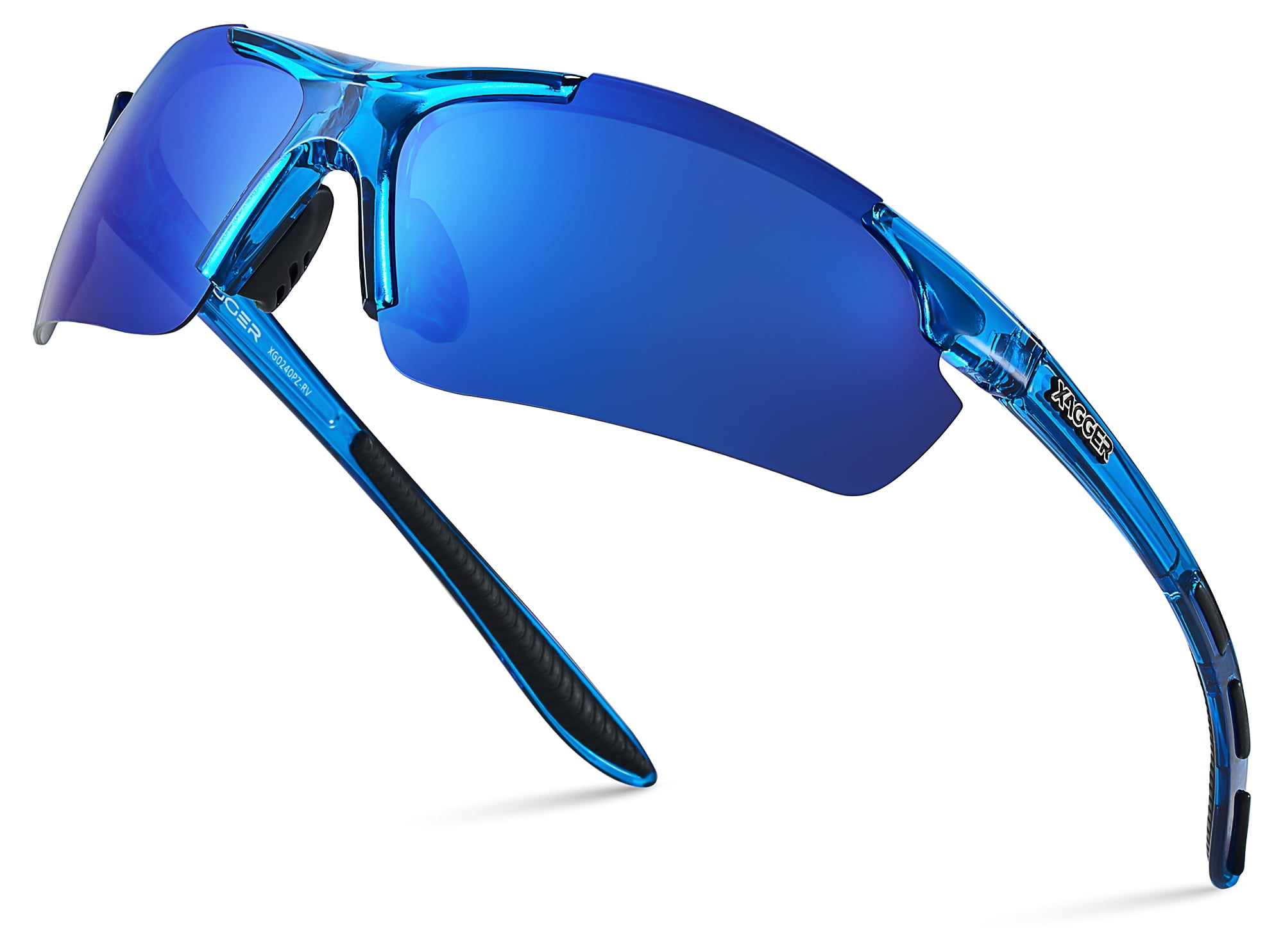 Xagger Polarized Sport Sunglasses for Men Women UV400 Wrap Around
