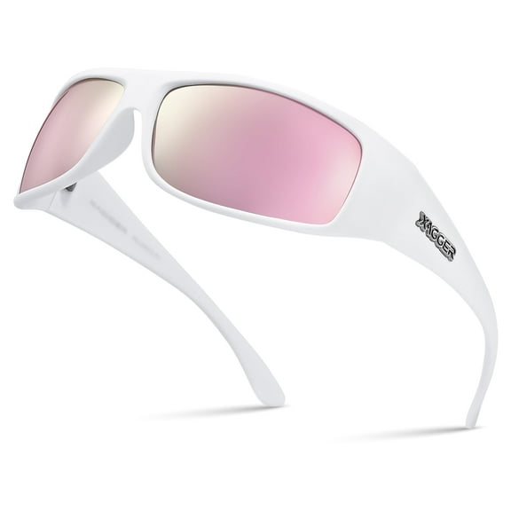 Xagger Polarized Wrap Around Sunglasses for Men Women Sports Driving Fishing Anti-Glare UV400 Sun Glasses