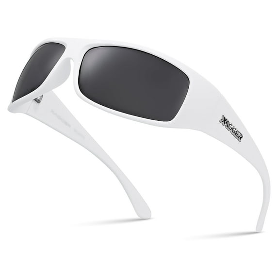 Xagger Polarized Wrap Around Sunglasses for Men Women Sports Driving Fishing Anti-Glare UV400 Sun Glasses