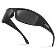 Xagger Polarized Wrap Around Sunglasses for Men Women Sports Driving Fishing Anti-Glare UV400 Sun Glasses