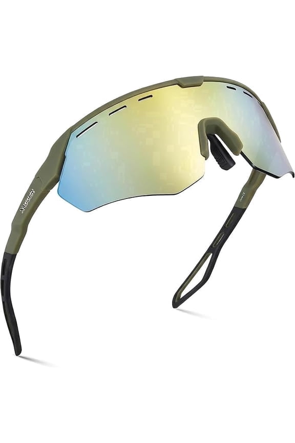 Sport Shield Sunglasses for Men Women Cycling Running Baseball UV400 Sun Glasses Wrap Around TR90 Frame