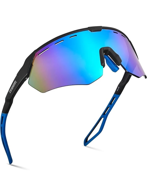 Sport Shield Sunglasses for Men Women Cycling Running Baseball UV400 Sun Glasses Wrap Around TR90 Frame