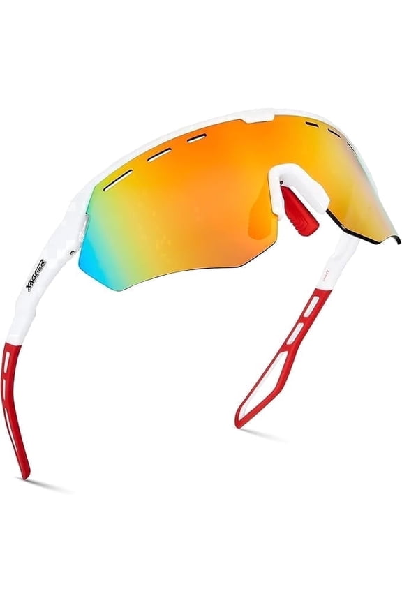 Sport Shield Sunglasses for Men Women Cycling Running Baseball UV400 Sun Glasses Wrap Around TR90 Frame