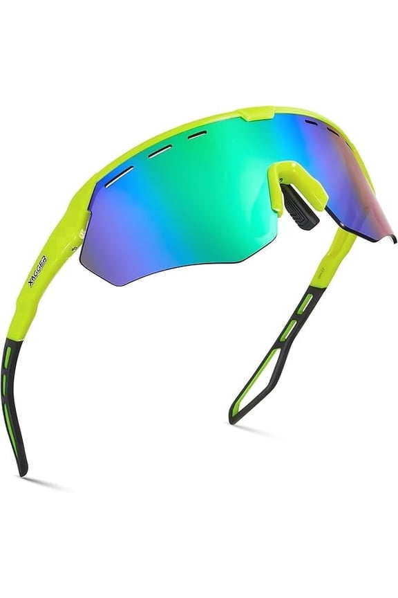 Sport Shield Sunglasses for Men Women Cycling Running Baseball UV400 Sun Glasses Wrap Around TR90 Frame