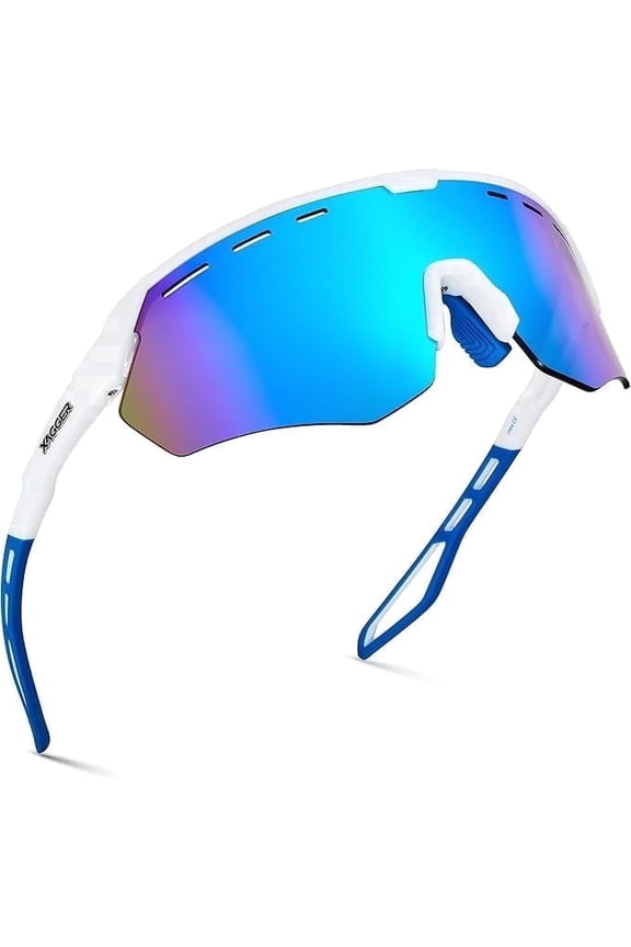 Sport Shield Sunglasses for Men Women Cycling Running Baseball UV400 Sun Glasses Wrap Around TR90 Frame