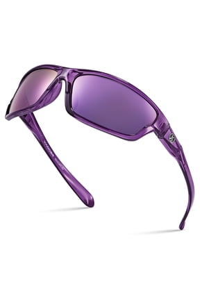 Wrap Around Polarized Sports Sunglasses for Men Women TR90 Frame Driving Running Fishing Sun Glasses
