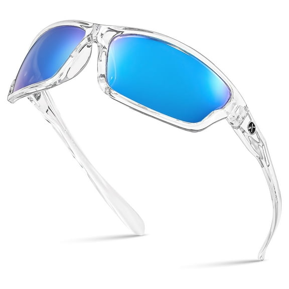 Xagger Wrap Around Polarized Sports Sunglasses for Men Women TR90 Frame Driving Running Fishing Sun Glasses