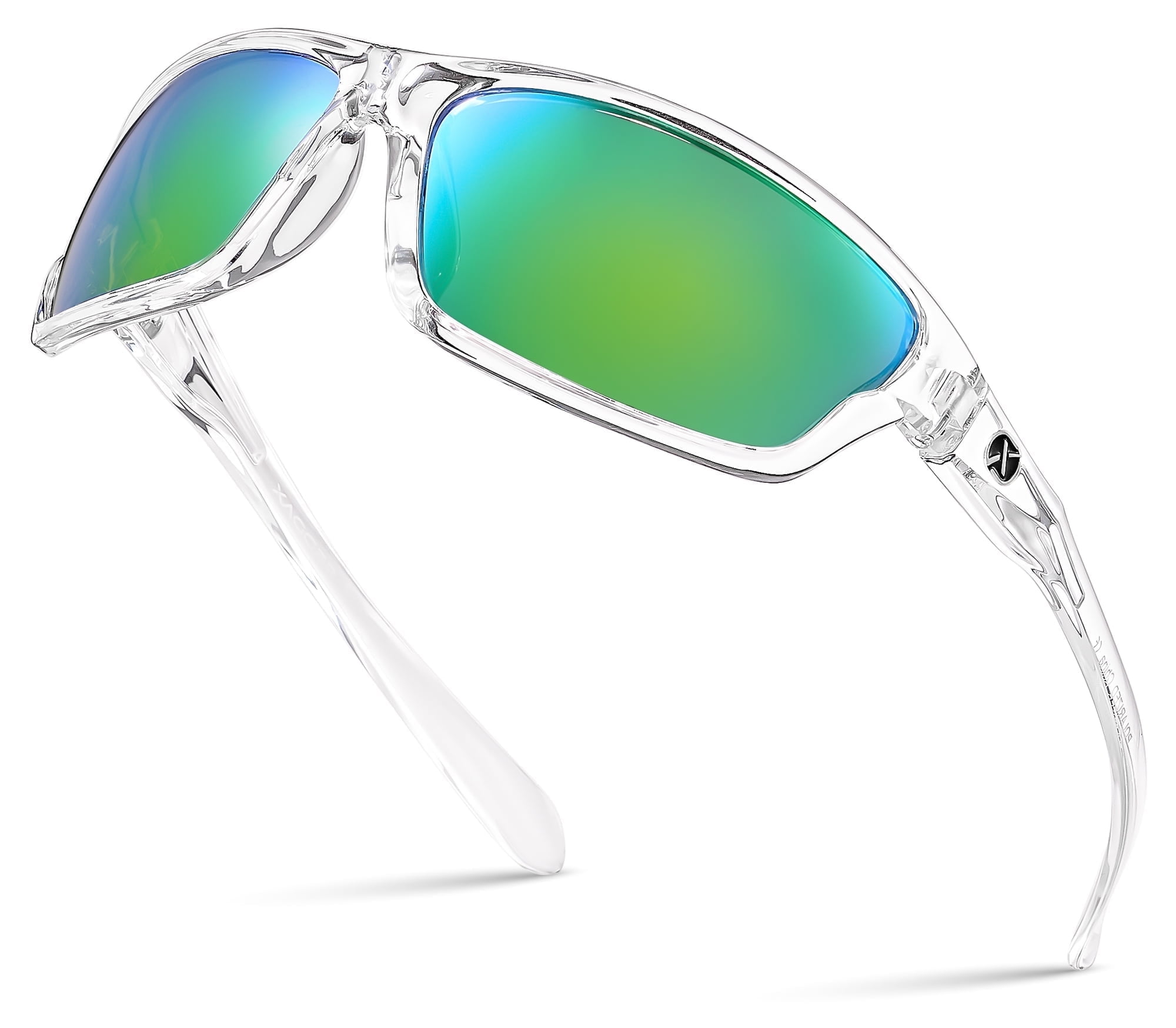 Polarized Sport Sunglasses Wrap Around Design TR90 Material Sports TR-90 Semi-Rimless Wrap Shield Sunglasses Polarized  main image 2