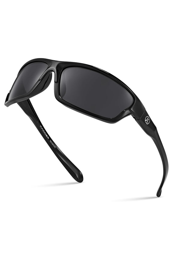 Wrap Around Polarized Sports Sunglasses for Men Women TR90 Frame Driving Running Fishing Sun Glasses