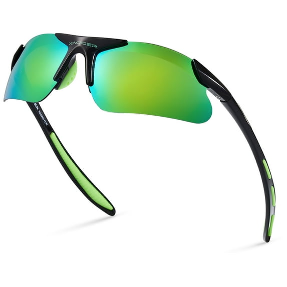 Xagger Youth Polarized Sports Sunglasses for Boys Girls Age 8-14 Kids Baseball Softball TR90 Frame Glasses