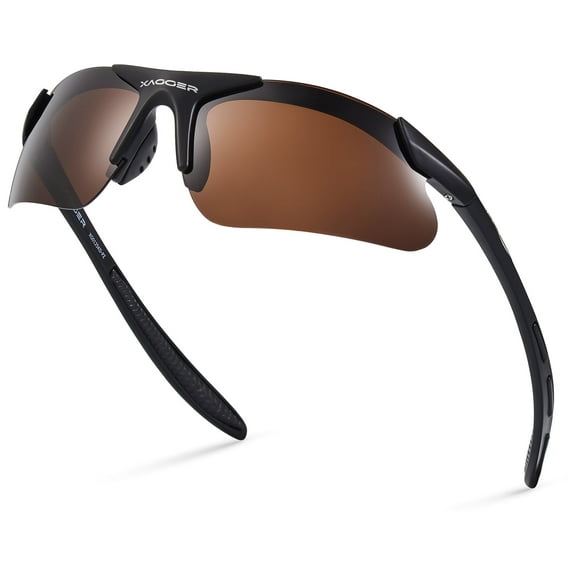 Xagger Youth Polarized Sports Sunglasses for Boys Girls Age 8-14 Kids Baseball Softball TR90 Frame Glasses