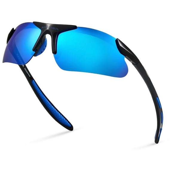 Xagger Youth Polarized Sports Sunglasses for Boys Girls Age 8-14 Kids Baseball Softball TR90 Frame Glasses