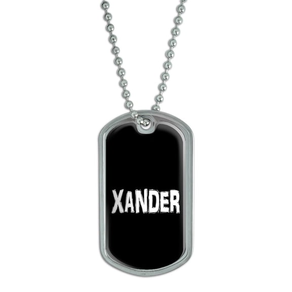Xander - Black Dog Tag