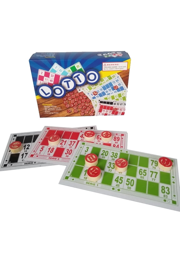 Lotto Board game, Wood