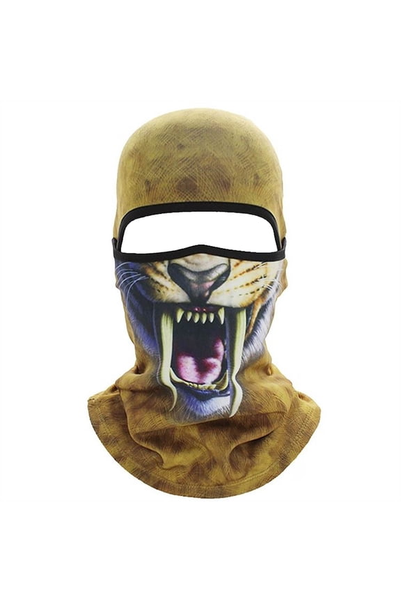 3D Animal Ski Face With Ears For Music Festivals Raves Ski Party Outdoor Activities
