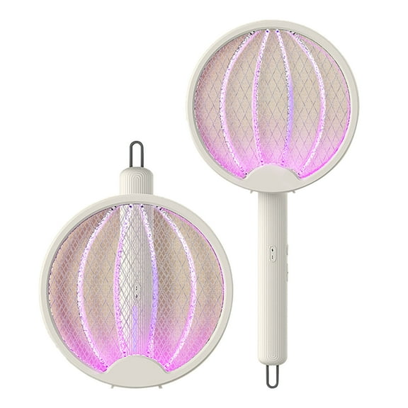 Xaoshaoyi Glow Bug Zapper, Electric Fly Swatter Rechargeable Racket, Mosquito Repellent 3,000 Volt, USB Charging Cable Best Use for Indoor & Outdoor
