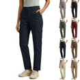 thumbnail image 1 of Xaqiouau Women's Straight Leg Cargo Pants High Rise Utility Trousers with Multi Pockets Casual Work Pants, 1 of 8