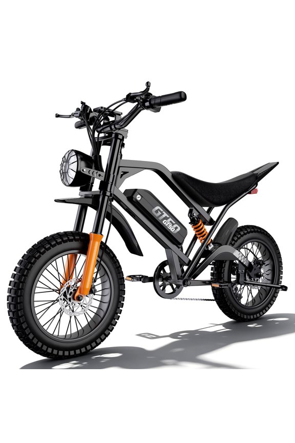 Electric Dirt Bike for Adults & Teens, 4500W Peak Motor, 48V 25Ah Battery, 37 MPH Top Speed, Full Suspension, 20" All-Terrain Tires, 7-Speed Off-Road EBike