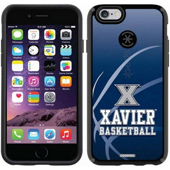 Xavier Basketball Design on Apple iPhone 6 CandyShell Case by Speck