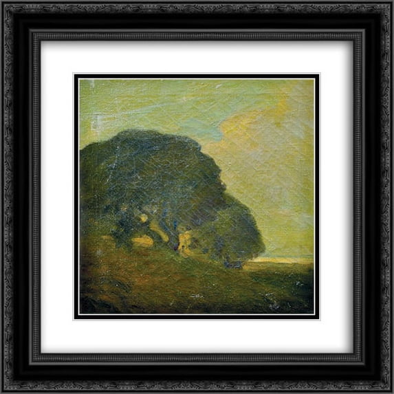 Xavier Martinez 2x Matted 20x20 Black Ornate Framed Art Print 'Landscape'