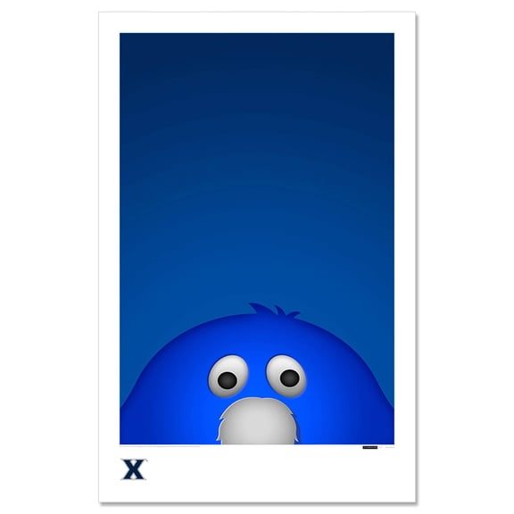Xavier Musketeers 24" x 32" Mascot Minimalist Art Giclee