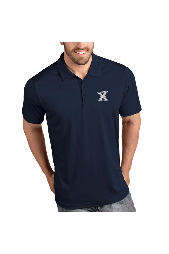 Xavier Musketeers Antigua Tribute Polo - Navy