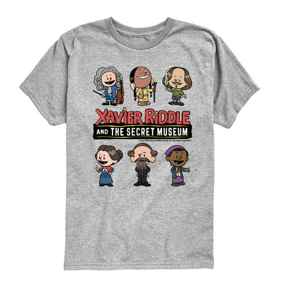 Xavier Riddle And The Secret Museum -  Historical Grid - Toddler And Youth Short Sleeve Tee
