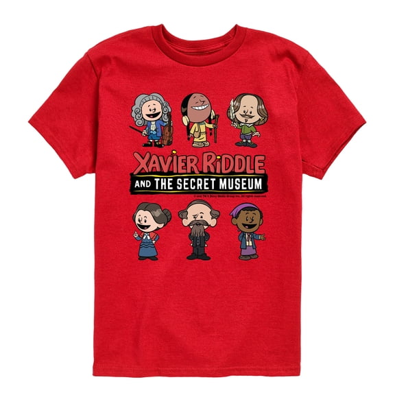 Xavier Riddle And The Secret Museum -  Historical Grid - Toddler And Youth Short Sleeve Tee