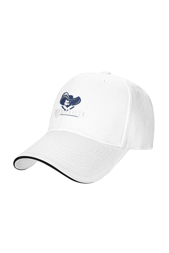 Xavier University Casual Sandwich Baseball Cap Adjustable For Men For Women