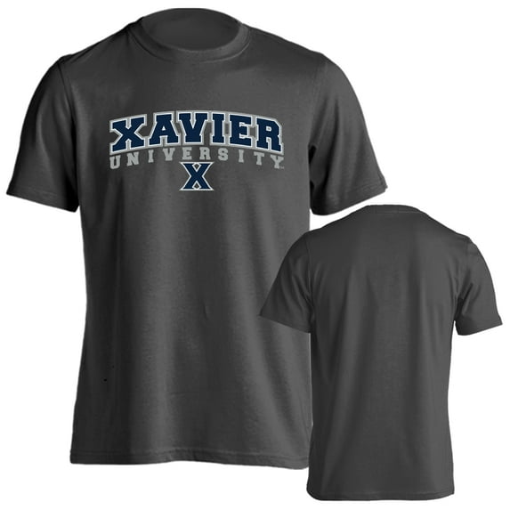 Xavier University Musketeers Classic Arch with Mascot Short Sleeve T-Shirt