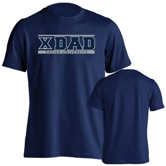 Xavier University Musketeers Dad Proud Parent Short Sleeve T-Shirt